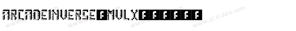 ArcadeInverse-mvLx字体转换
