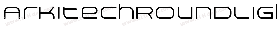 ArkitechRoundLight-ZqDl字体转换