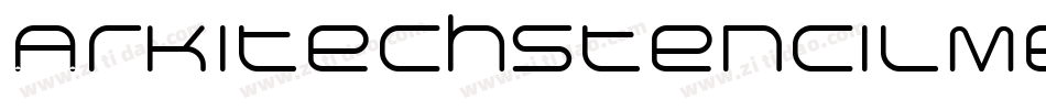 ArkitechStencilMedium-BZw3字体转换