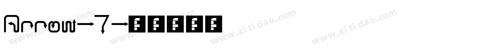 Arrow-7字体转换