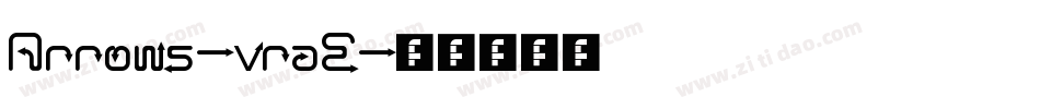 Arrows-vraE字体转换