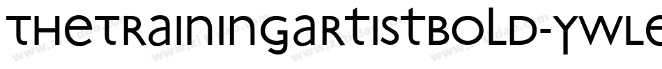 TheTrainingArtistBold-ywLEM字体转换