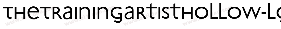 TheTrainingArtistHollow-lg9Ey字体转换 TheTrainingArtistHollow-lg9Ey字体转换