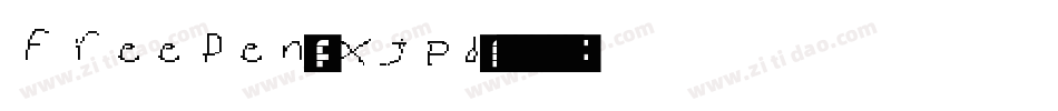FreePen-Xjpd字体转换