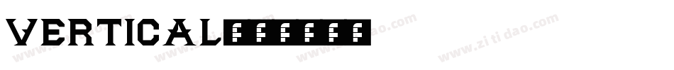 Vertical字体转换