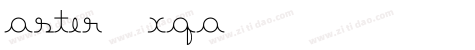 Aster3-8xqA字体转换
