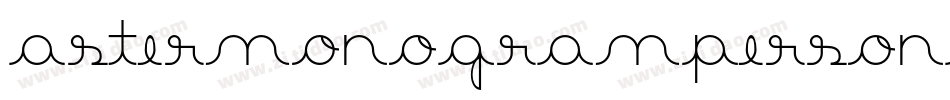 AsterMonogramPersonalUse-qZBx2字体转换