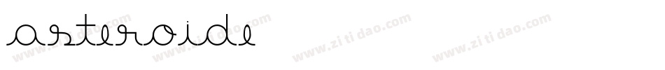 Asteroide字体转换