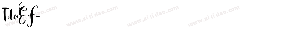 TiloEF字体转换
