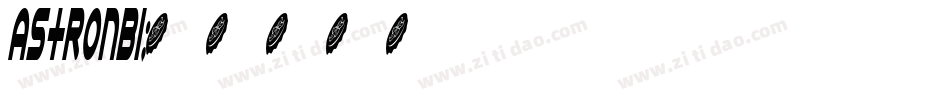 astronbi字体转换
