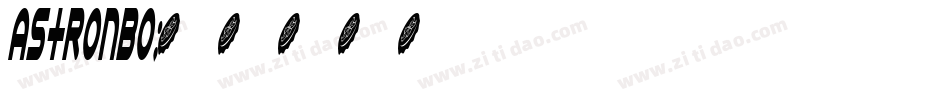 astronbo字体转换