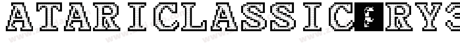 AtariClassic-gry3字体转换