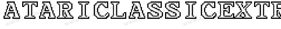 AtariClassicExtrasmooth-LxZy字体转换