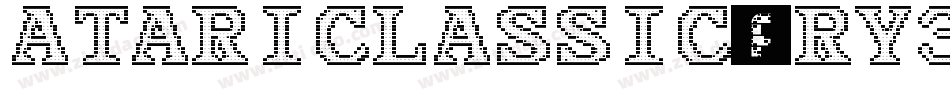 AtariClassic-gry3字体转换