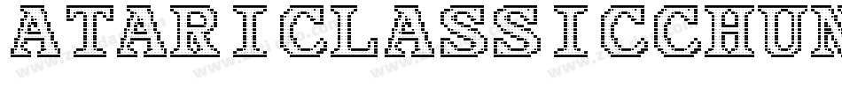 AtariClassicChunky-PxXP字体转换