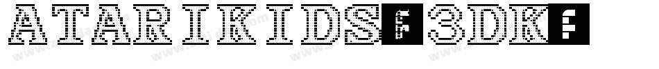AtariKids-r3dK字体转换