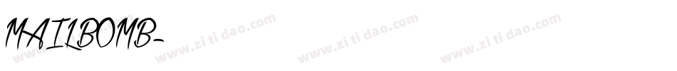 MAILBOMB字体转换