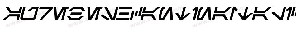AurebeshCantinaItalic-pOOy字体转换