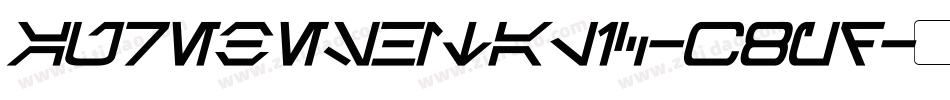 AurebeshItalic-K8pD字体转换
