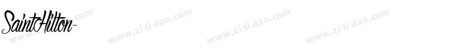SaintHilton字体转换