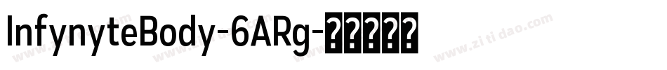 InfynyteBody-6ARg字体转换
