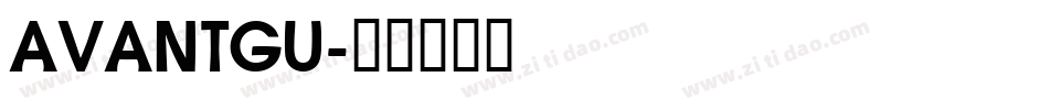 AVANTGU字体转换