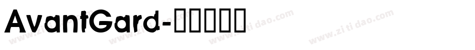 AvantGard字体转换