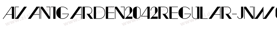 AvantGarden2042Regular-jnw0字体转换