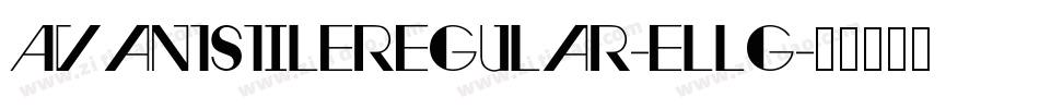 AvantstileRegular-ELlg字体转换