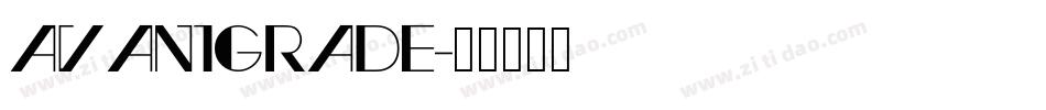 avantgrade字体转换