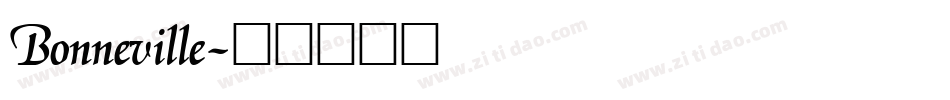 Bonneville字体转换