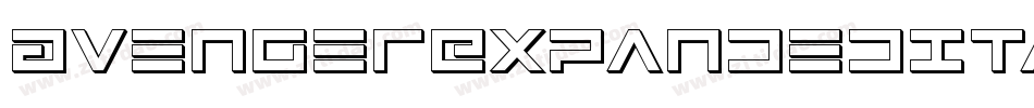 AvengerExpandedItalic-rM0O字体转换