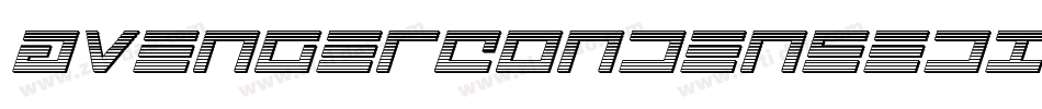 AvengerCondensedItalic-RmnM字体转换