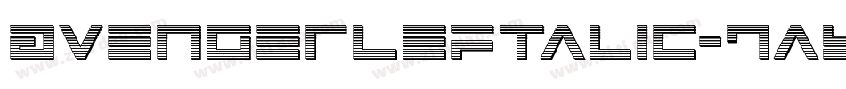 AvengerLeftalic-7aYV字体转换