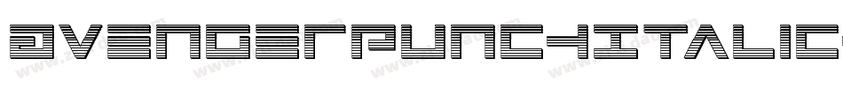 AvengerPunchItalic-dD3R字体转换