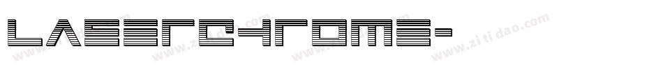 LaserChrome字体转换