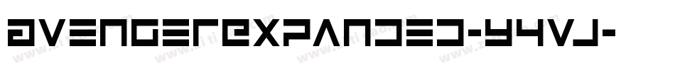 AvengerExpanded-Y4Vj字体转换