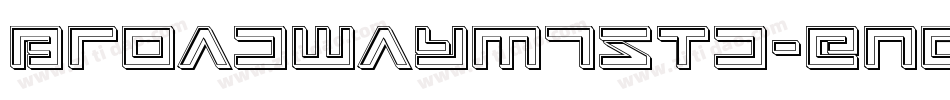 BroadwayMTStd-Engraved字体转换