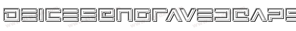 DeicesEngravedCapsSS字体转换