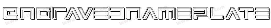 EngravedNameplate-GwYD字体转换
