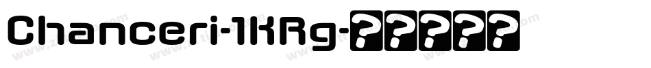 Chanceri-1KRg字体转换
