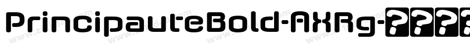 PrincipauteBold-AXRg字体转换