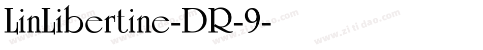 LinLibertine-DR-9字体转换