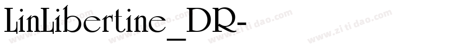 LinLibertine_DR字体转换