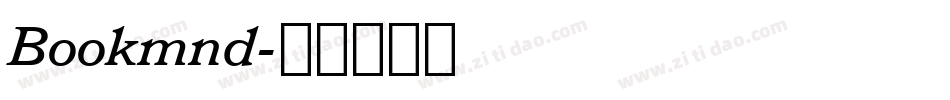 Bookmnd字体转换
