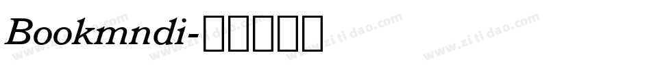 Bookmndi字体转换