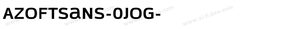 AzoftSans-0jOG字体转换
