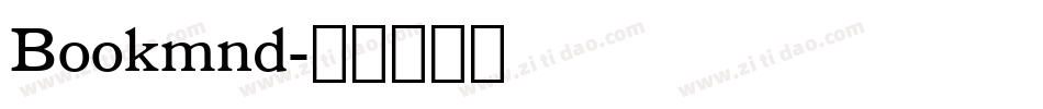 Bookmnd字体转换