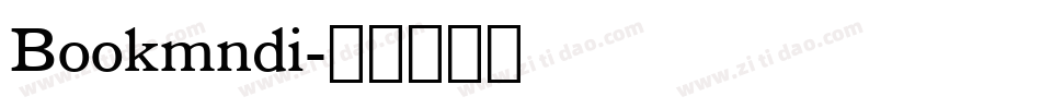 Bookmndi字体转换