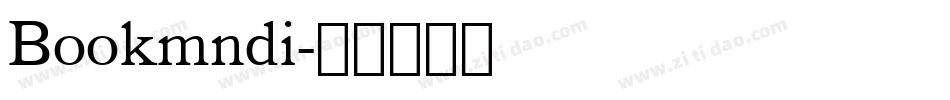 Bookmndi字体转换